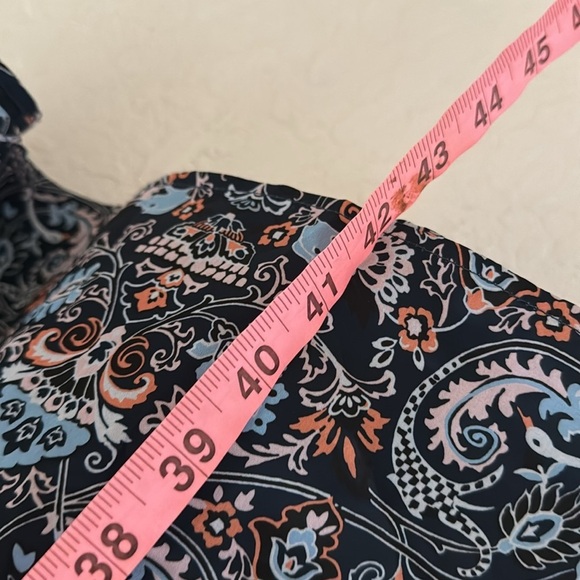 Outerknown Blue Pink Orange Tiered Maxi Skirt Side Zip Size Small / 26 Waist - Picture 10 of 10